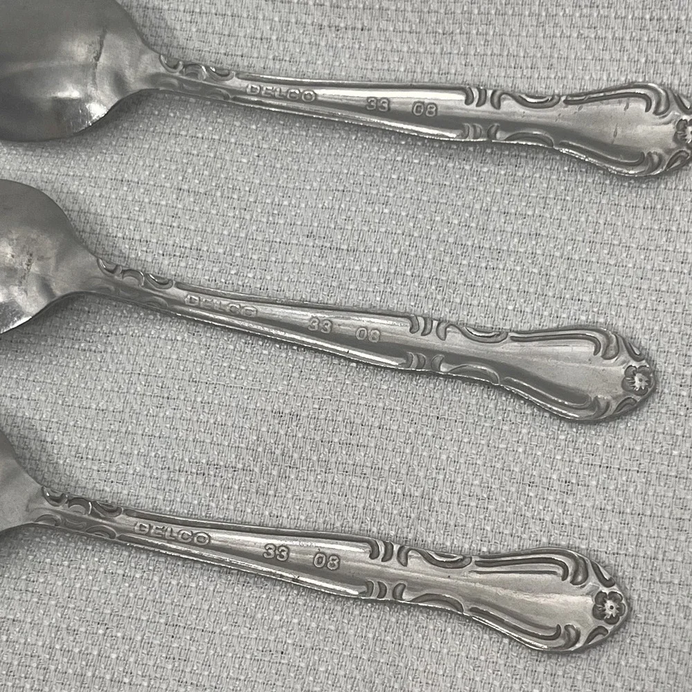Delco Hospitality vintage Arbor Rose Teaspoons - set of 3